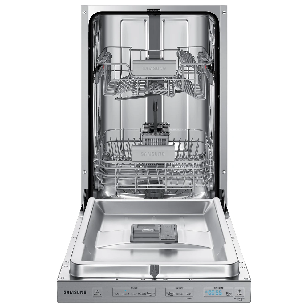 DW50T6060US/AA | Whisper Quiet 46 dBA Dishwasher in Stainless Steel | Samsung Business US