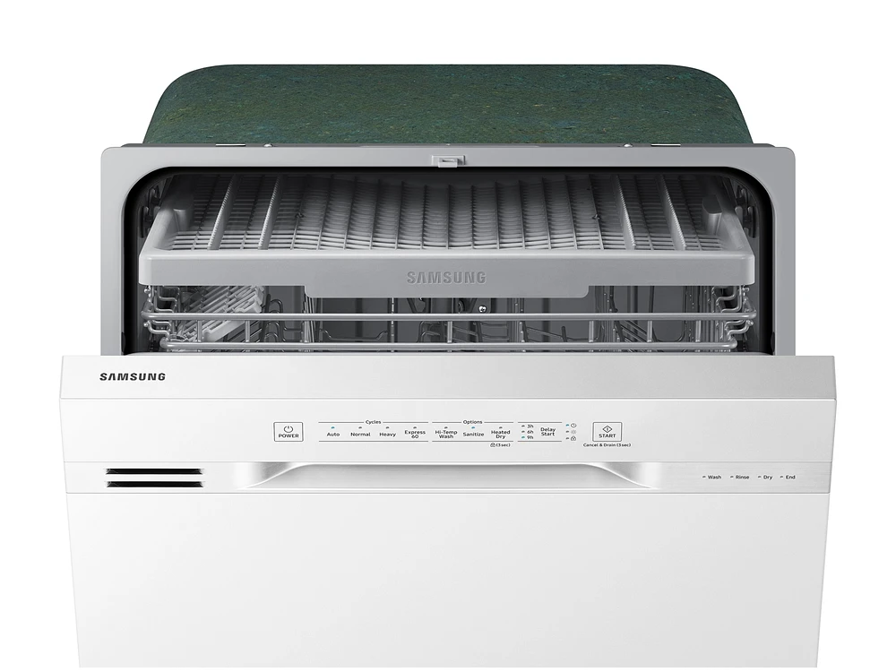 DW80N3030UW/AA | Front Control 51 dBA Dishwasher with Hybrid Interior in White  | Samsung Business US