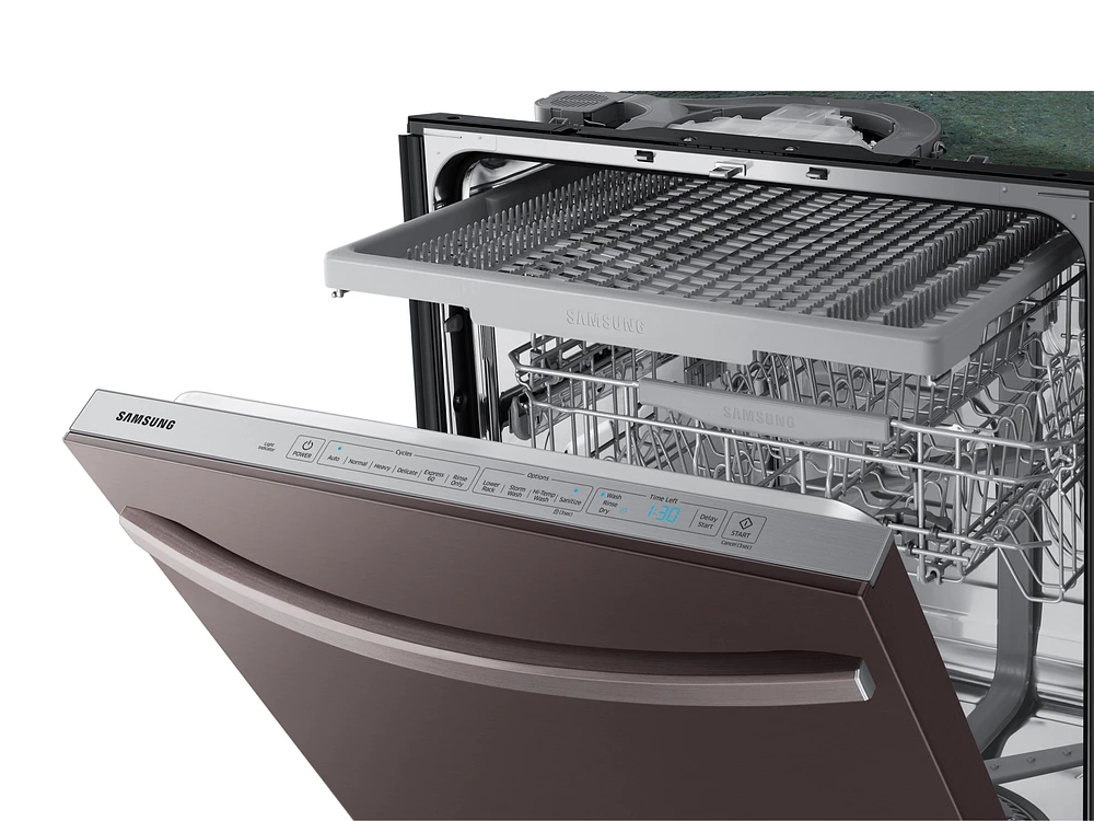 DW80R5061UT/AA | StormWash™ 48 dBA Dishwasher in Tuscan Stainless Steel | Samsung Business US