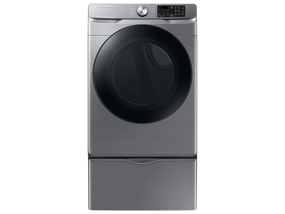 DVE45B6300P/A3 | 7.5 cu. ft. Smart Electric Dryer with Steam Sanitize+ in Platinum | Samsung Business US