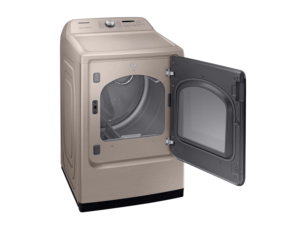 DVE54R7600C/A3 | 7.4 cu. ft. Electric Dryer with Steam Sanitize+ in Champagne | Samsung Business US