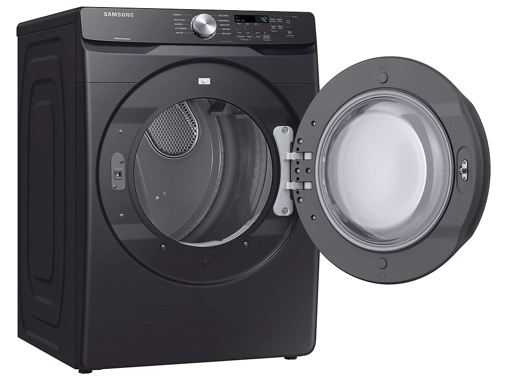 7.5 cu. ft. Electric Dryer with Sensor Dry in Brushed Black Dryers - DVE45T6000V/A3 | Samsung US