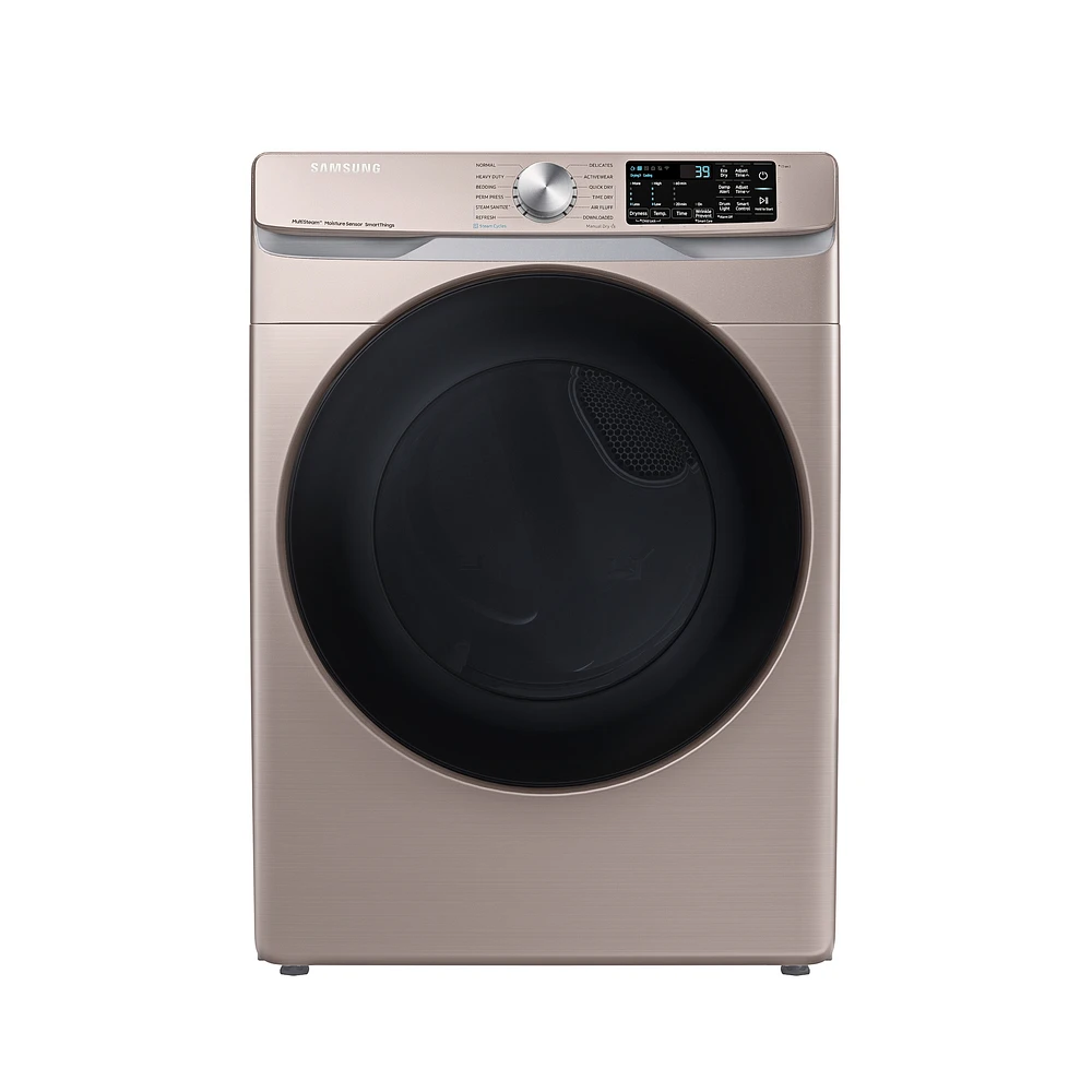 DVE45B6300C/A3 | 7.5 cu. ft. Smart Electric Dryer with Steam Sanitize+ in Champagne | Samsung Business US