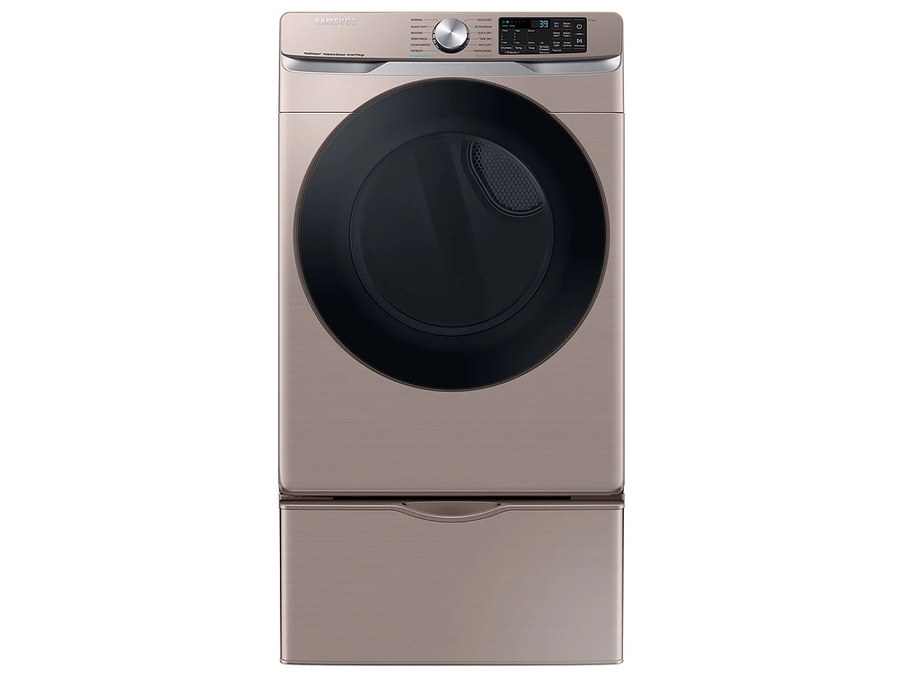 DVE45B6300C/A3 | 7.5 cu. ft. Smart Electric Dryer with Steam Sanitize+ in Champagne | Samsung Business US