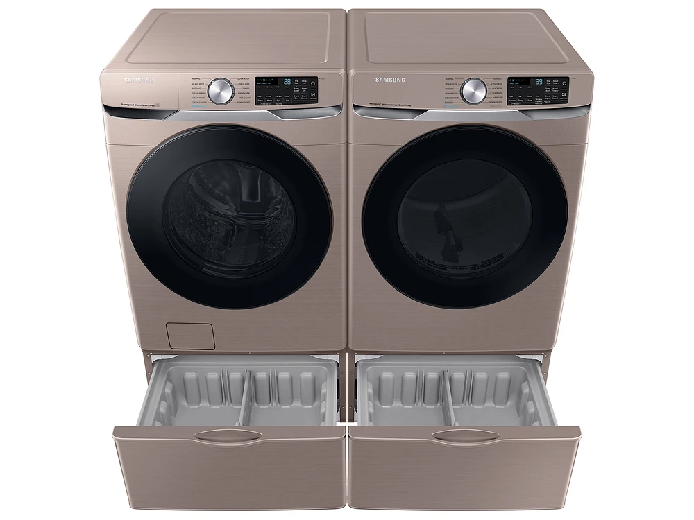 DVE45B6300C/A3 | 7.5 cu. ft. Smart Electric Dryer with Steam Sanitize+ in Champagne | Samsung Business US