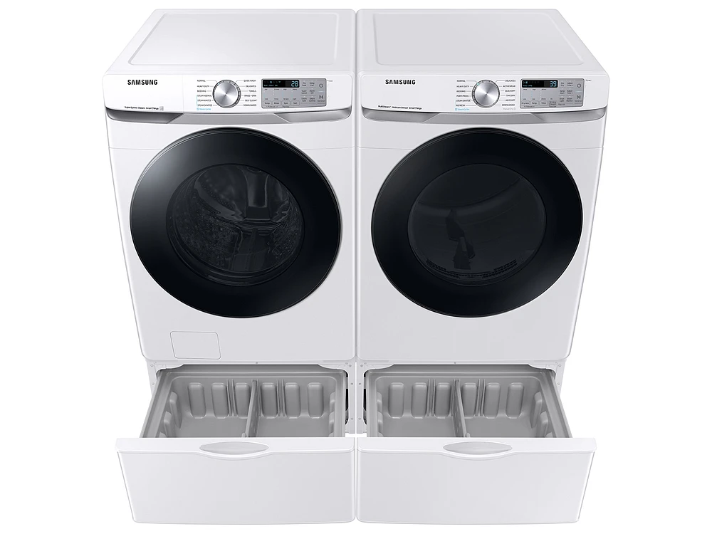 DVE45B6300W/A3 | 7.5 cu. ft. Smart Electric Dryer with Steam Sanitize+ in White | Samsung Business US