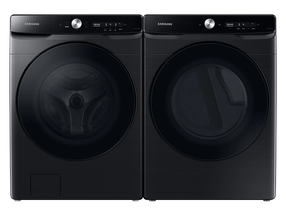 7.5 cu. ft. Smart Dial Electric Dryer with Super Speed Dry in Brushed Black Dryers