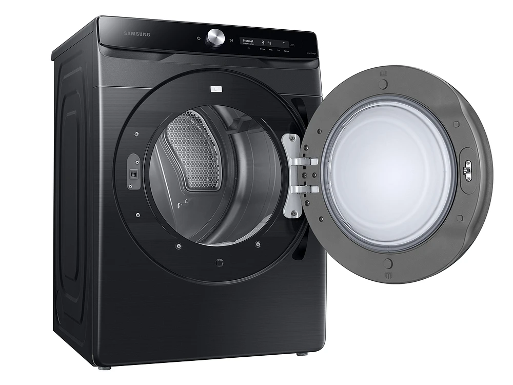 7.5 cu. ft. Smart Dial Electric Dryer with Super Speed Dry in Brushed Black Dryers