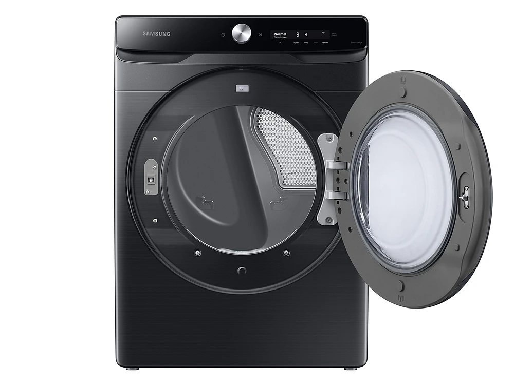 7.5 cu. ft. Smart Dial Electric Dryer with Super Speed Dry in Brushed Black Dryers