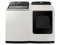 7.4 cu. ft. Smart Electric Dryer with Steam Sanitize+ in Ivory | Samsung US