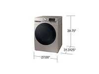 DVE45B6300C/A3 | 7.5 cu. ft. Smart Electric Dryer with Steam Sanitize+ in Champagne | Samsung Business US