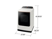 7.4 cu. ft. Smart Electric Dryer with Steam Sanitize+ in Ivory Dryers - DVE55A7300E/A3 | Samsung US