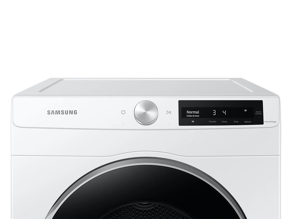 DV25B6900EW/A2 | 4.0 cu. ft. Electric Dryer with AI Smart Dial and Wi-Fi Connectivity in White | Samsung Business US