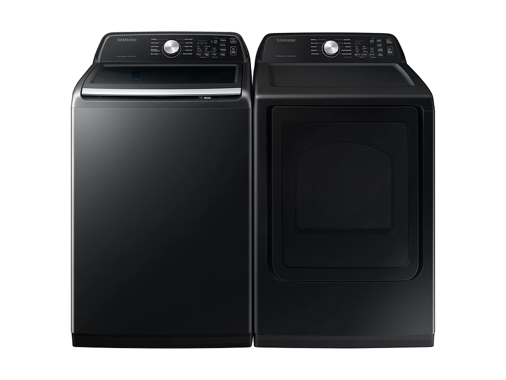 7.4 cu. ft. Smart Electric Dryer with Sensor Dry in Brushed Black | Samsung US