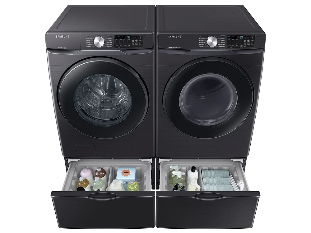 7.5 cu. ft. Smart Front Load Electric Dryer with Sensor Dry in Brushed Black | Samsung US