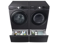 7.5 cu. ft. Smart Front Load Electric Dryer with Sensor Dry in Brushed Black | Samsung US