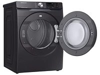 7.5 cu. ft. Smart Front Load Electric Dryer with Sensor Dry in Brushed Black | Samsung US