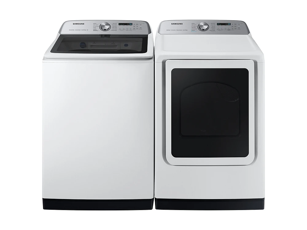 7.4 cu. ft. Smart Front Load Electric Dryer with Pet Care Dry & Steam Sanitize+ in White | Samsung US