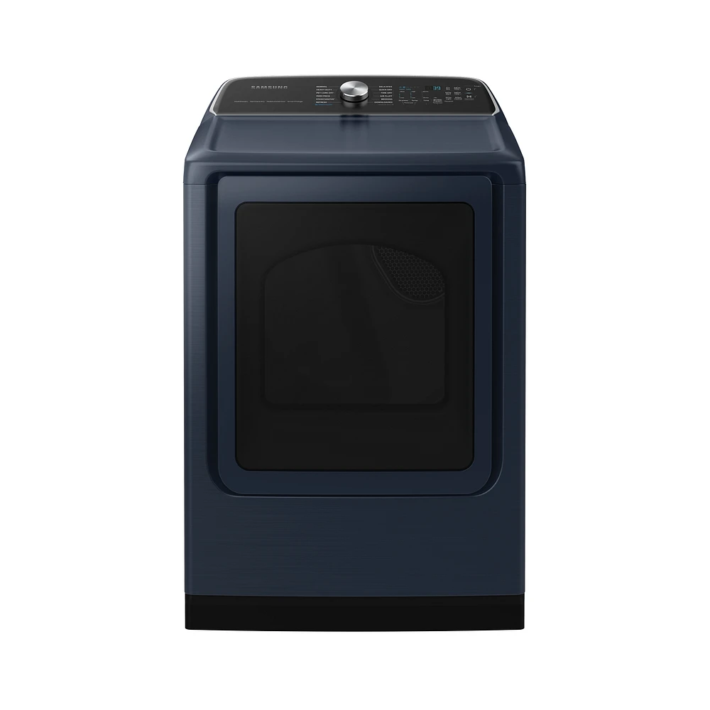 7.4 cu. ft. Smart Electric Dryer with Pet Care Dry and Steam Sanitize+ in Brushed Navy | Samsung Business US