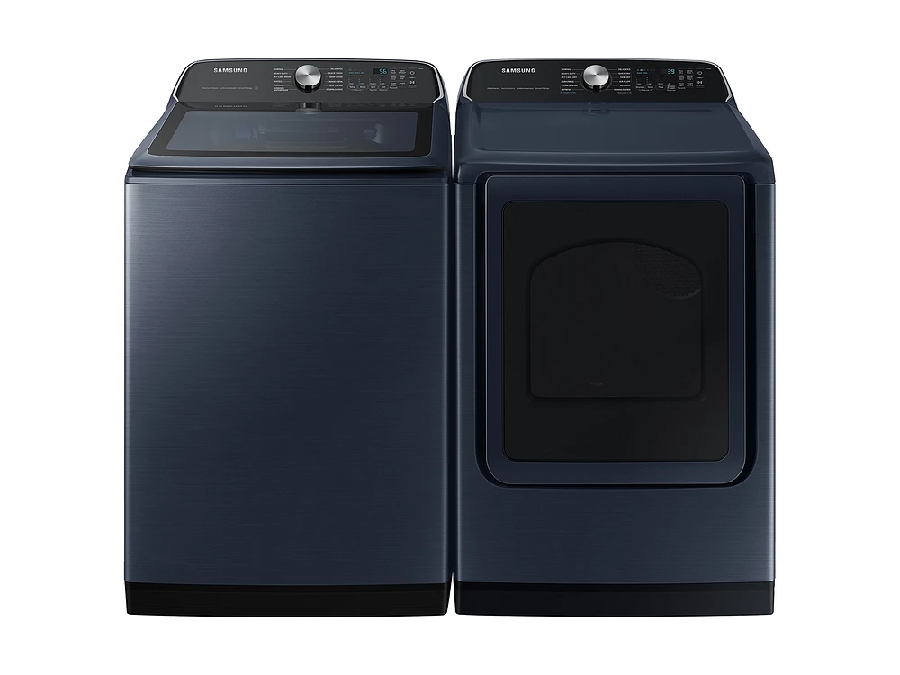 7.4 cu. ft. Smart Electric Dryer with Pet Care Dry and Steam Sanitize+ in Brushed Navy | Samsung Business US