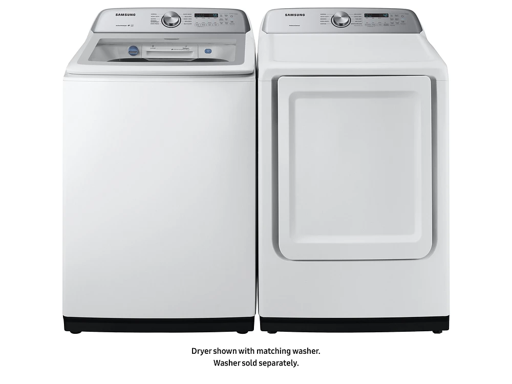 DVE50R5200W/A3 | 7.4 cu. ft. Electric Dryer with Sensor Dry in White | Samsung Business US