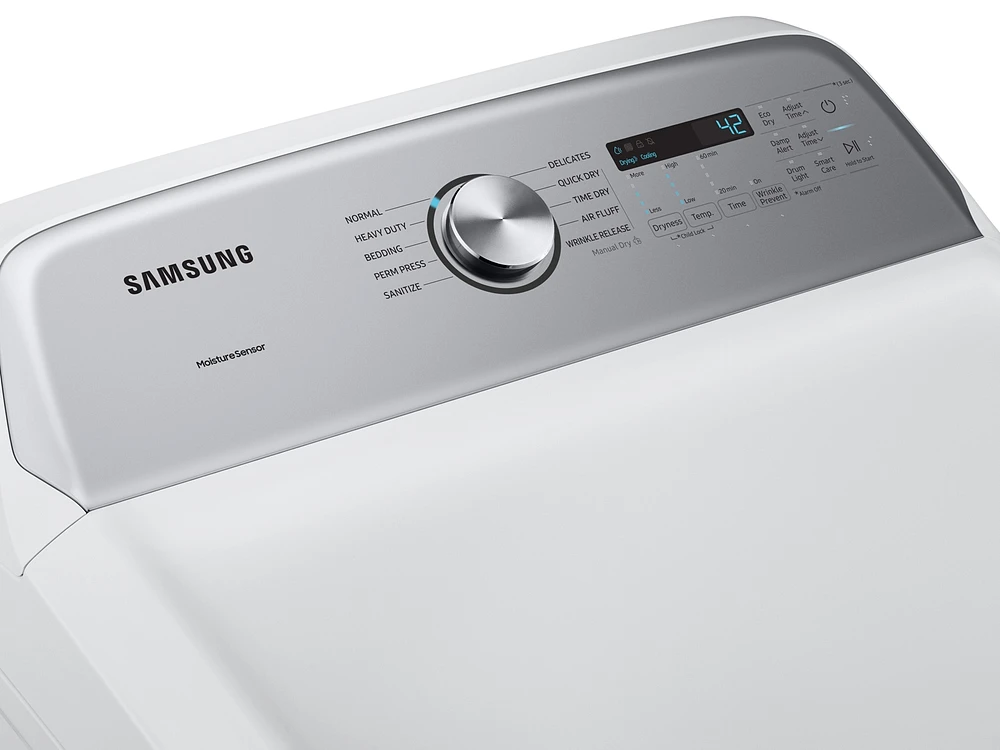 DVE50R5200W/A3 | 7.4 cu. ft. Electric Dryer with Sensor Dry in White | Samsung Business US