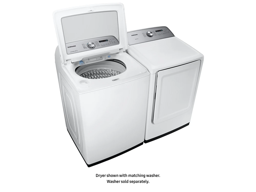 7.4 cu. ft. Gas Dryer with Sensor Dry in White Dryer - DVG50R5200W/A3 | Samsung US