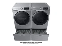 DVE45R6100P/A3 | 7.5 cu. ft. Electric Dryer with Steam Sanitize+ in Platinum | Samsung Business US