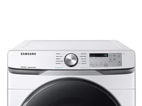 7.5 cu. ft. Electric Dryer with Steam Sanitize+ in White Dryer - DVE45R6100W/A3 | Samsung US