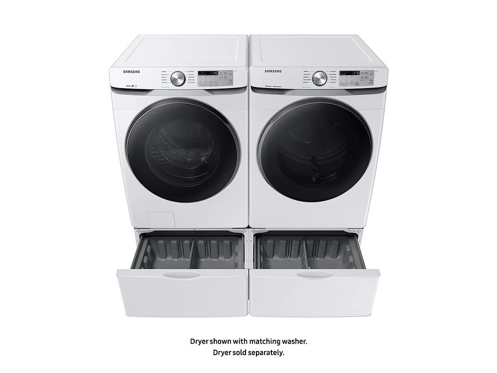 7.5 cu. ft. Electric Dryer with Steam Sanitize+ in White Dryer - DVE45R6100W/A3 | Samsung US