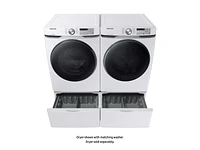 7.5 cu. ft. Electric Dryer with Steam Sanitize+ in White Dryer - DVE45R6100W/A3 | Samsung US