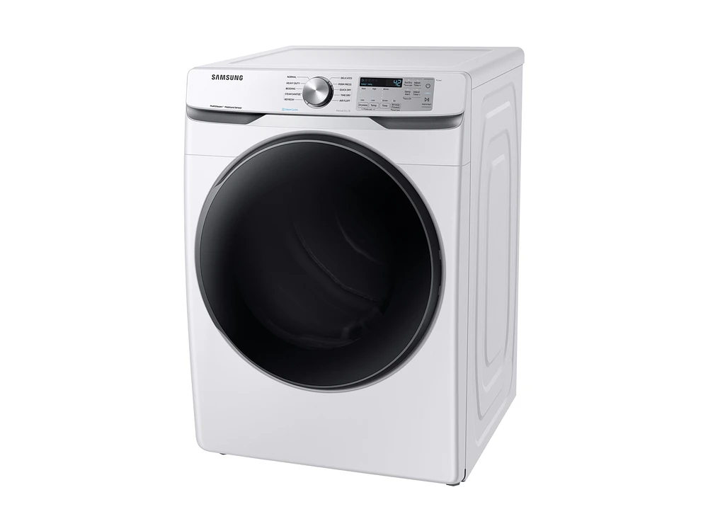 7.5 cu. ft. Electric Dryer with Steam Sanitize+ in White Dryer - DVE45R6100W/A3 | Samsung US