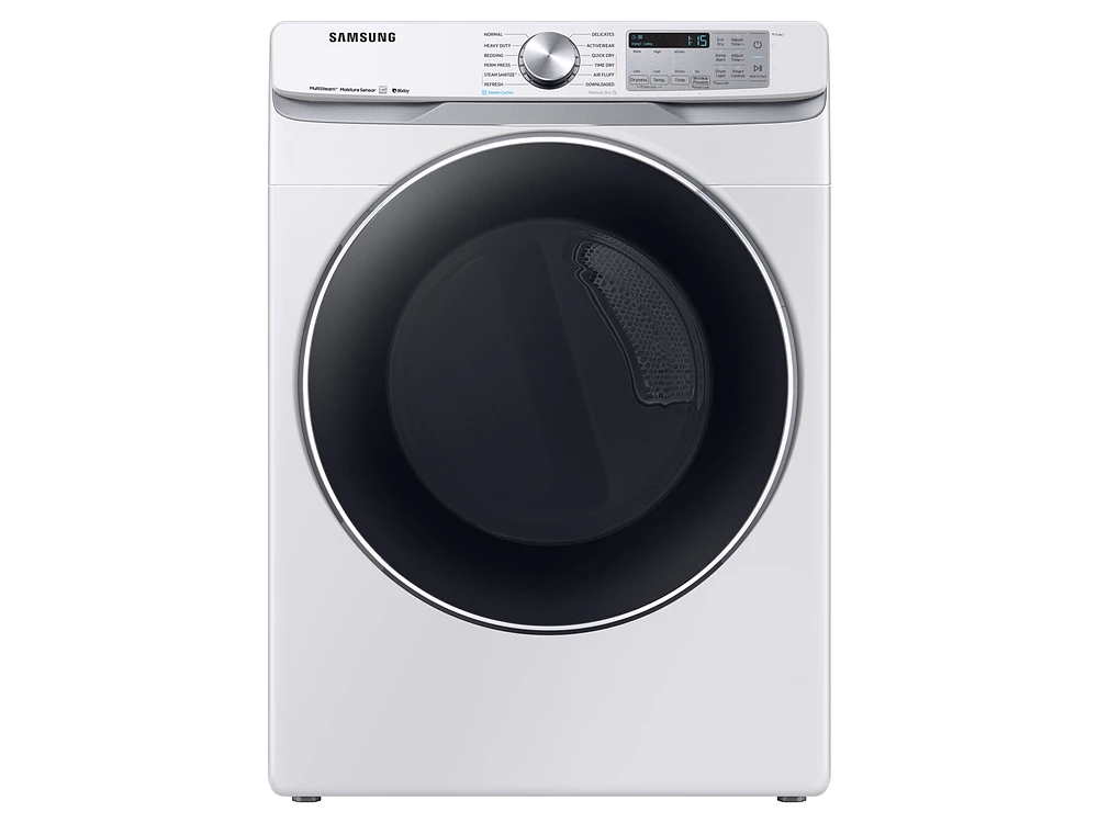 DVE45R6300W/A3 | 7.5 cu. ft. Smart Electric Dryer with Steam Sanitize+ in White | Samsung Business US