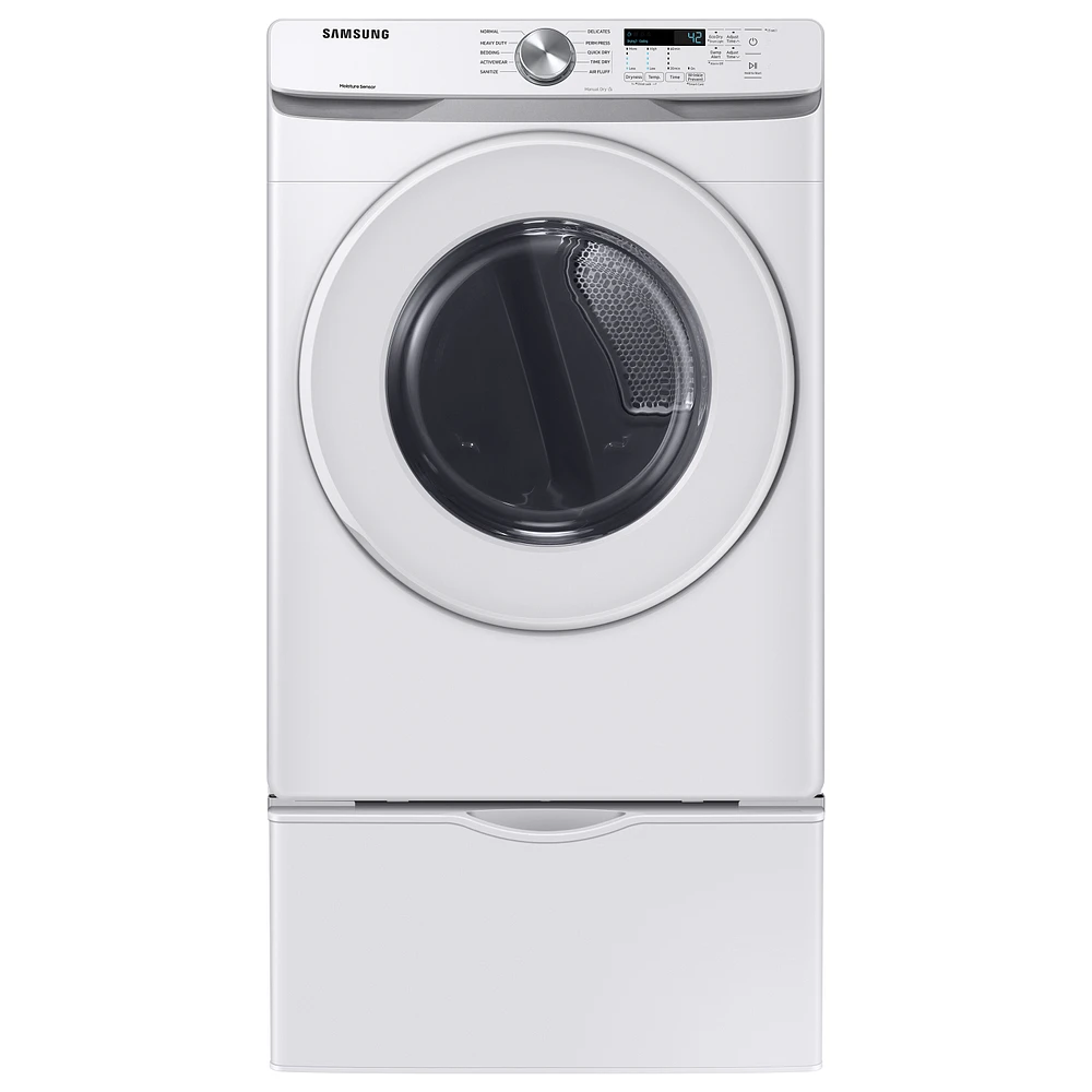 DVG45T6020W/A3 | 7.5 cu. ft. Gas Long Vent Dryer with Sensor Dry in White | Samsung Business US