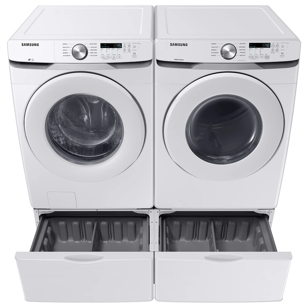 DVG45T6020W/A3 | 7.5 cu. ft. Gas Long Vent Dryer with Sensor Dry in White | Samsung Business US