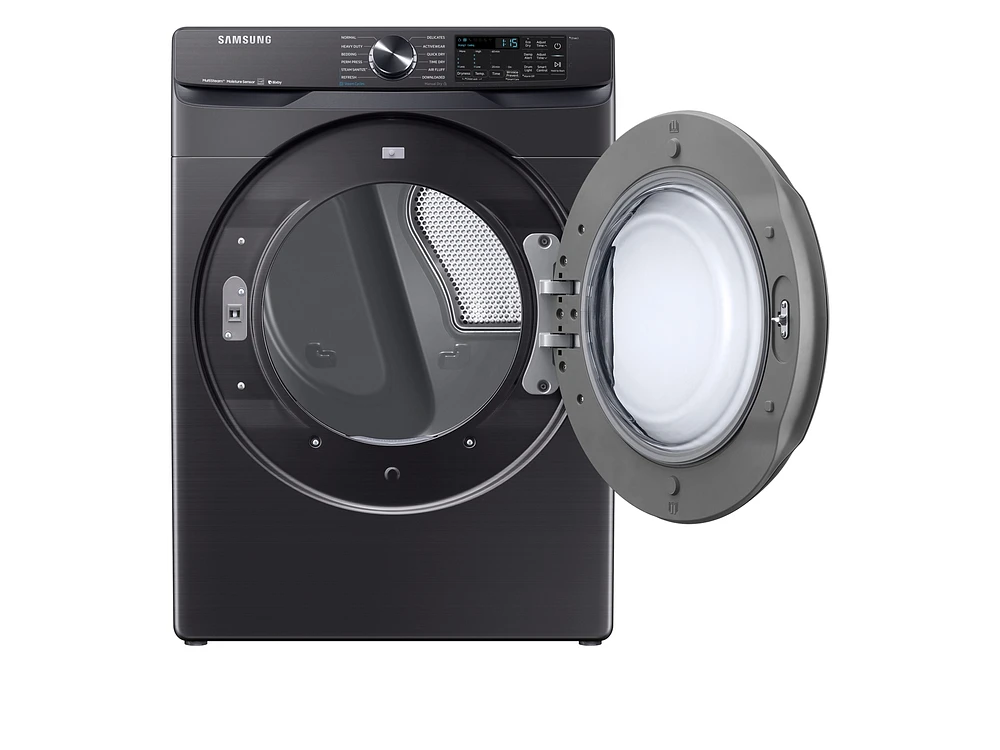 DVE50R8500V/A3 | 7.5 cu. ft. Smart Electric Dryer with Steam Sanitize+ in Black Stainless Steel | Samsung Business US