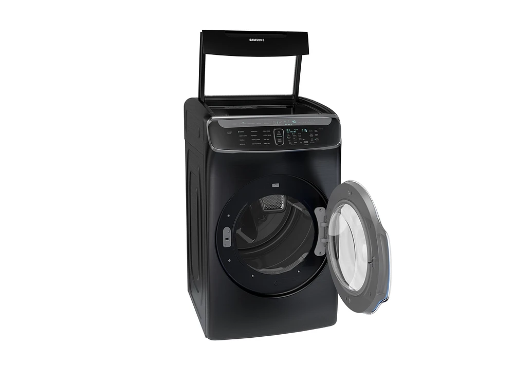 DVE60M9900V/A3 | 7.5 cu. ft. Smart Electric Dryer with FlexDry™ in Black Stainless Steel | Samsung Business US