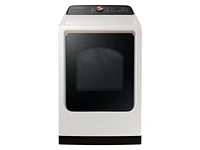 7.4 cu. ft. Smart Gas Dryer with Steam Sanitize+ in Ivory | Samsung US