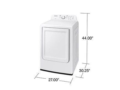 7.2 cu. ft. Gas Dryer with Sensor Dry and 8 Drying Cycles in White Dryers - DVG41A3000W/A3 | Samsung US