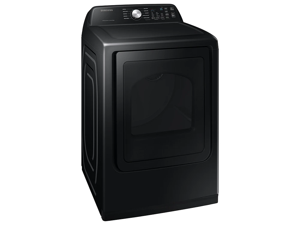 7.4 cu. ft. Smart Gas Dryer with Sensor Dry in Brushed Black | Samsung US