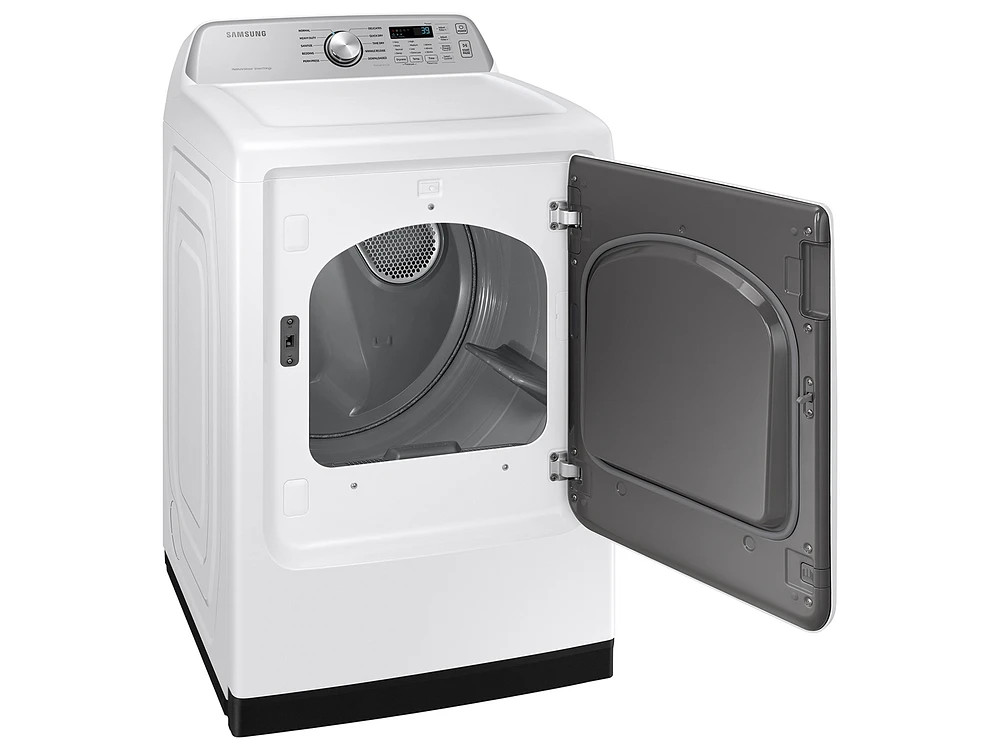 7.4 cu. ft. Smart Gas Dryer with Sensor Dry in White | Samsung US