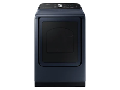 7.4 cu. ft. Smart Front Load Gas Dryer with Pet Care Dry & Steam Sanitize+ in Navy | Samsung US