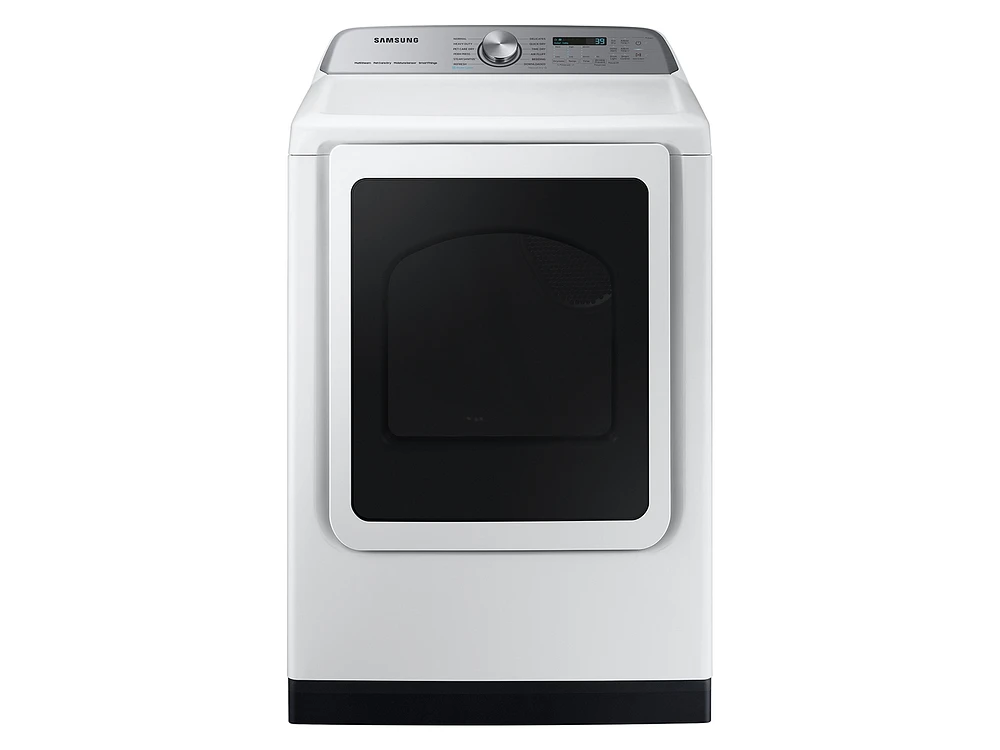 7.4 cu. ft. Smart Front Load Gas Dryer with Pet Care Dry & Steam Sanitize+ in White | Samsung US