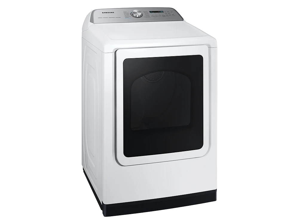 7.4 cu. ft. Smart Front Load Gas Dryer with Pet Care Dry & Steam Sanitize+ in White | Samsung US