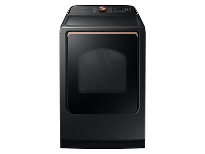 7.4 cu. ft. Smart Gas Dryer with Pet Care Dry and Steam Sanitize+ in Brushed Black | Samsung US