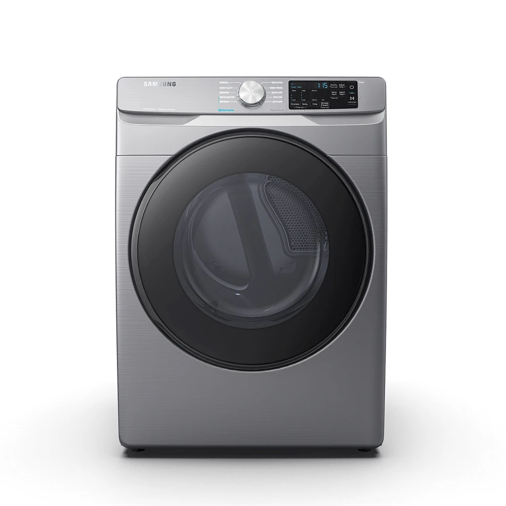 DVE45R6100P/A3 | 7.5 cu. ft. Electric Dryer with Steam Sanitize+ in Platinum | Samsung Business US