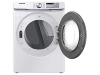 DVE45R6300W/A3 | 7.5 cu. ft. Smart Electric Dryer with Steam Sanitize+ in White | Samsung Business US