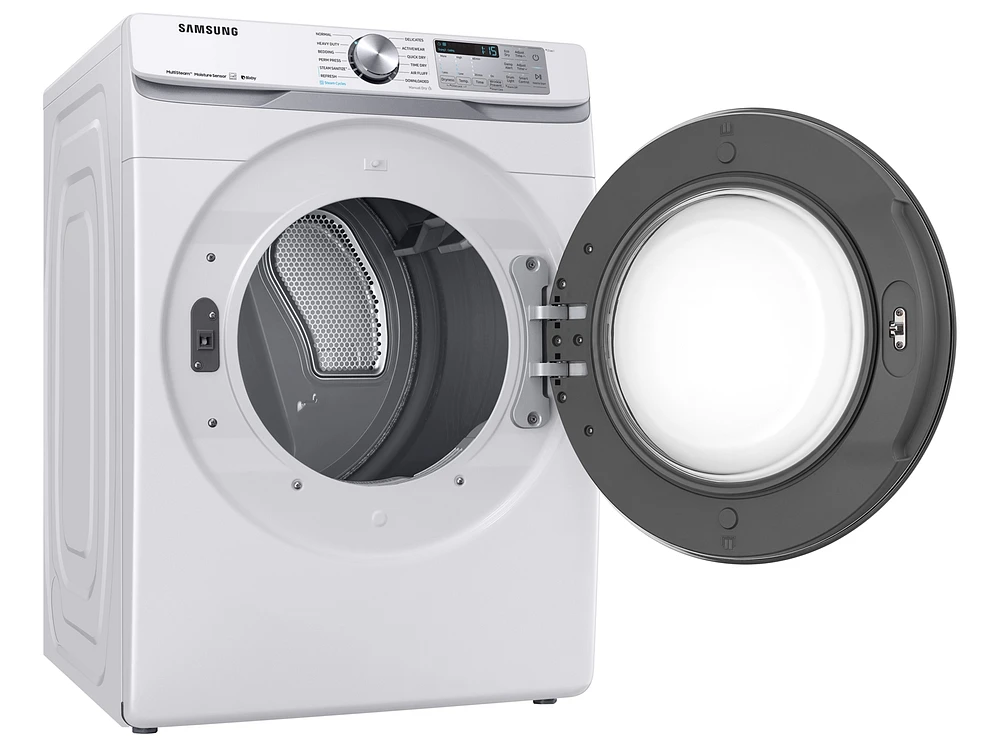 DVE45R6300W/A3 | 7.5 cu. ft. Smart Electric Dryer with Steam Sanitize+ in White | Samsung Business US