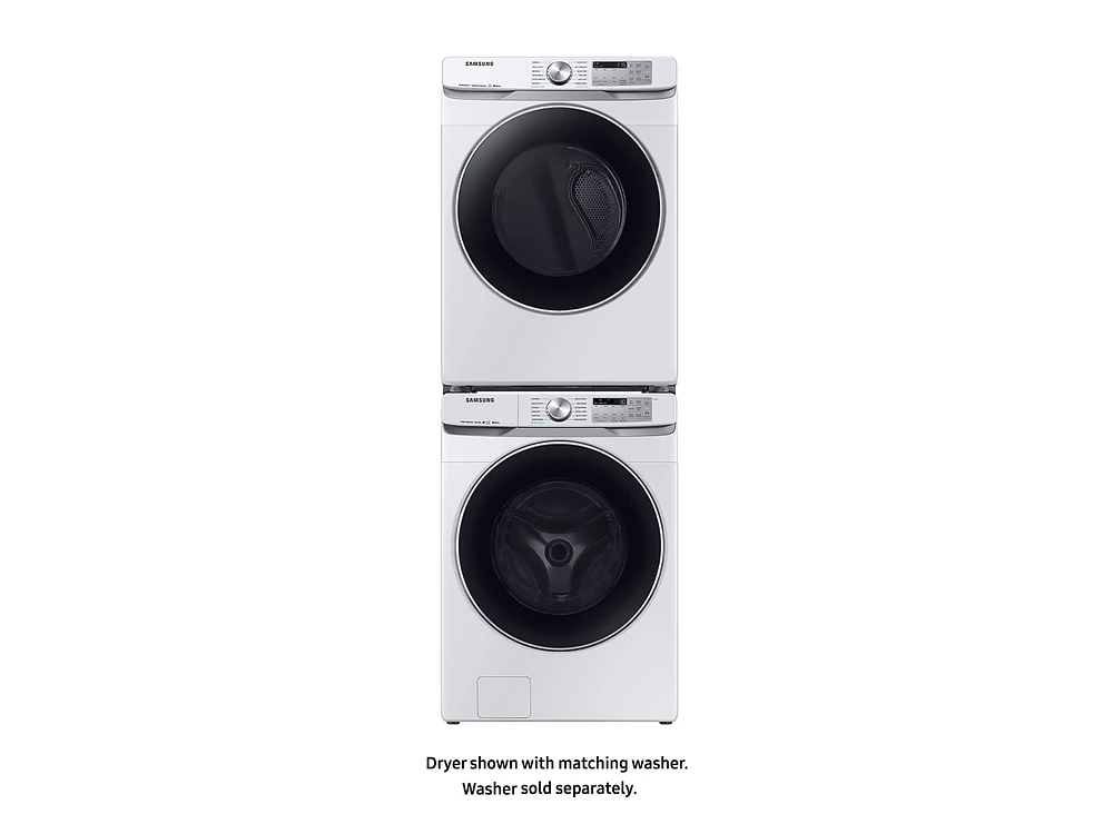 DVE45R6300W/A3 | 7.5 cu. ft. Smart Electric Dryer with Steam Sanitize+ in White | Samsung Business US