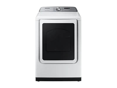 cu. ft. Gas Dryer with Steam Sanitize+ in White Dryer